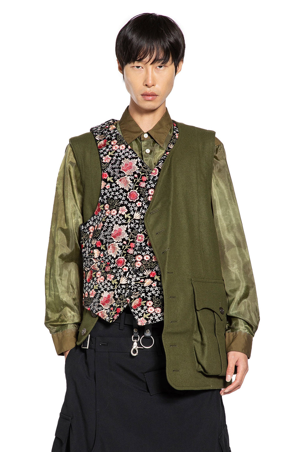 Spliced Vest Comme des garcons – Гарантія оригінальності – боковий вид