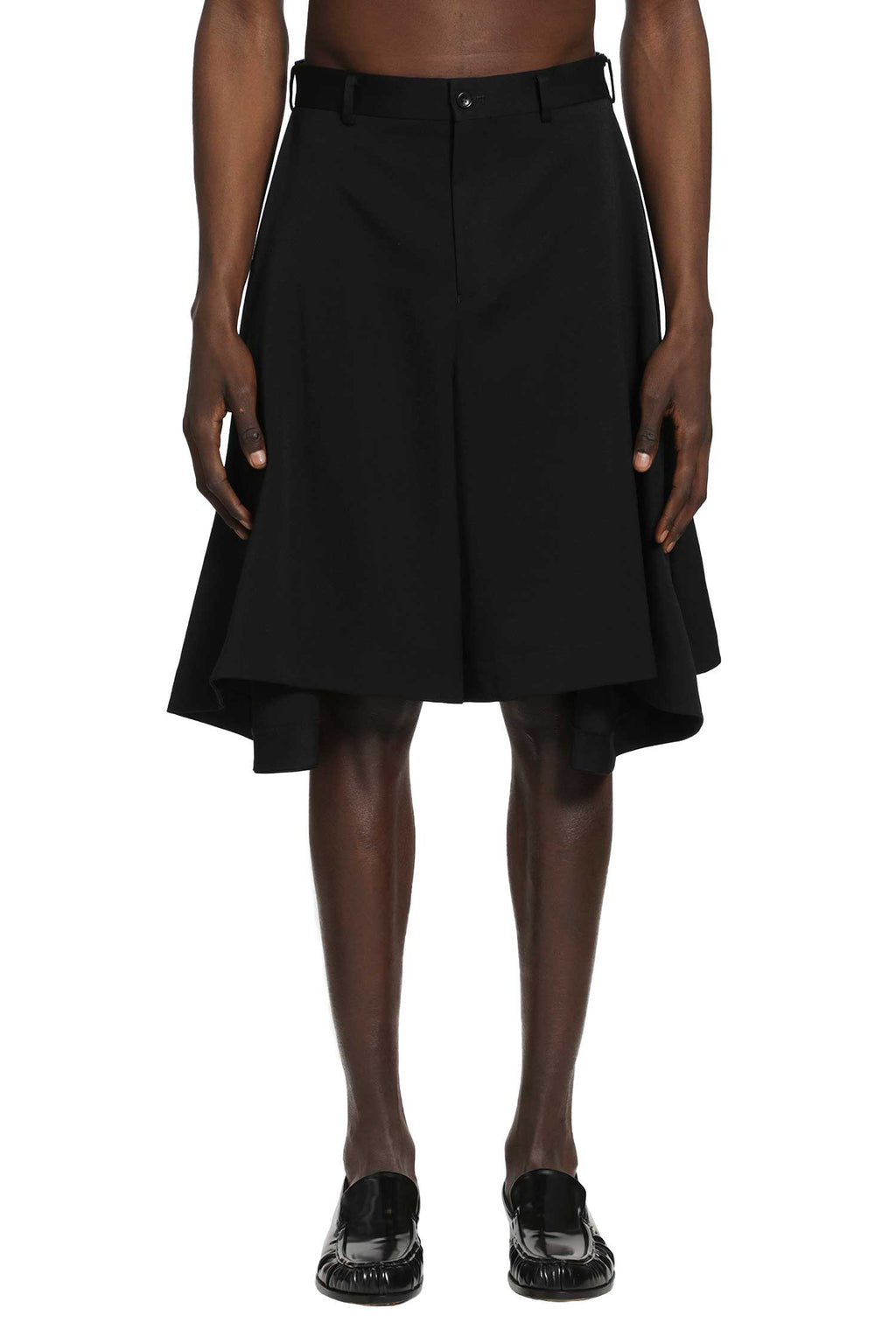 Оригінальна Peplum Wool Shorts Comme des garcons – вид ззаду