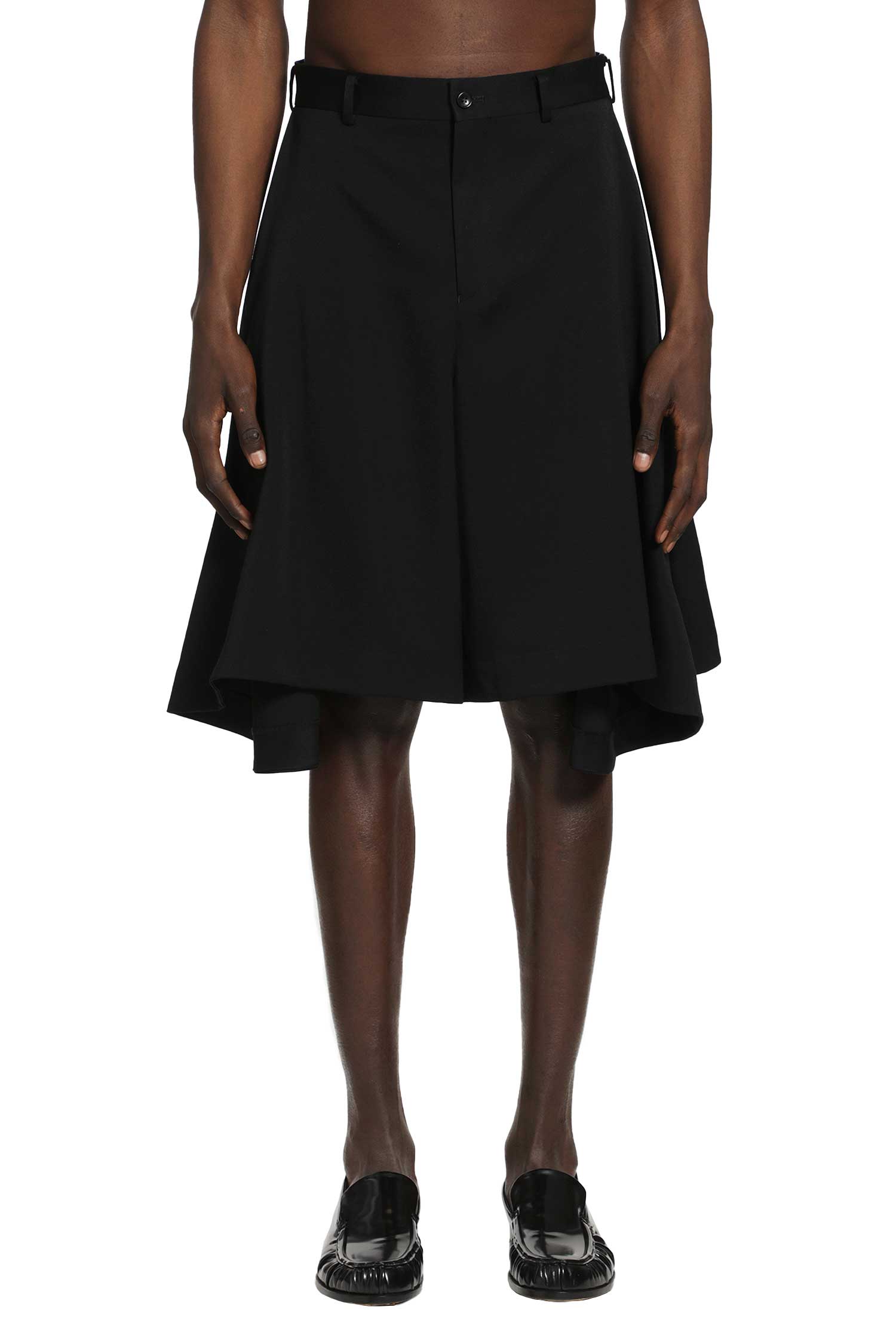 Оригінальна Peplum Wool Shorts Comme des garcons – вид ззаду