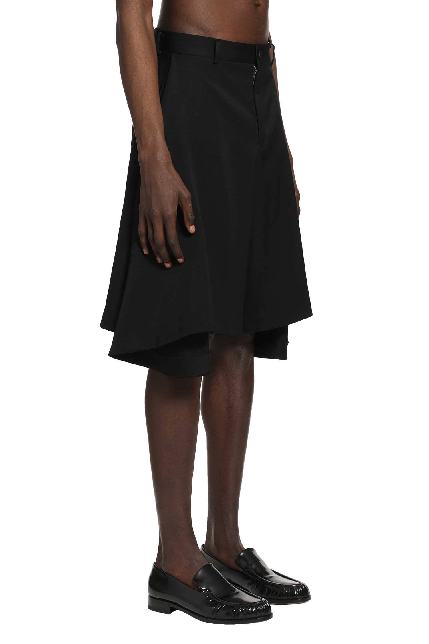 Оригінальна Peplum Wool Shorts Comme des garcons – детальний вид
