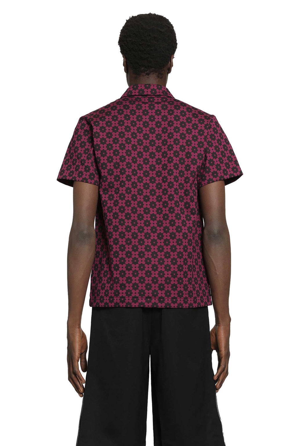Оригінальна Floral Graphic Print Polo Shirt Comme des garcons – детальний вид