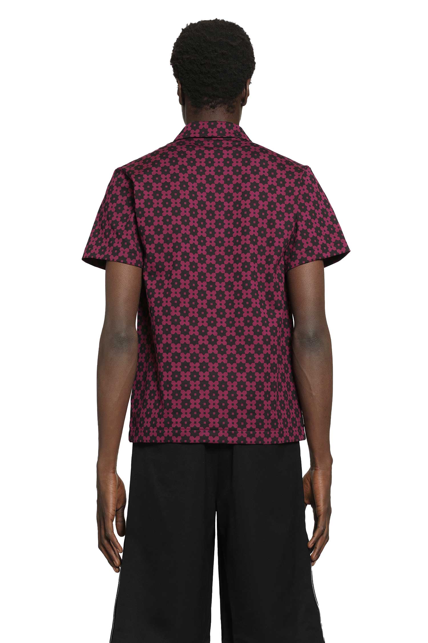 Оригінальна Floral Graphic Print Polo Shirt Comme des garcons – детальний вид