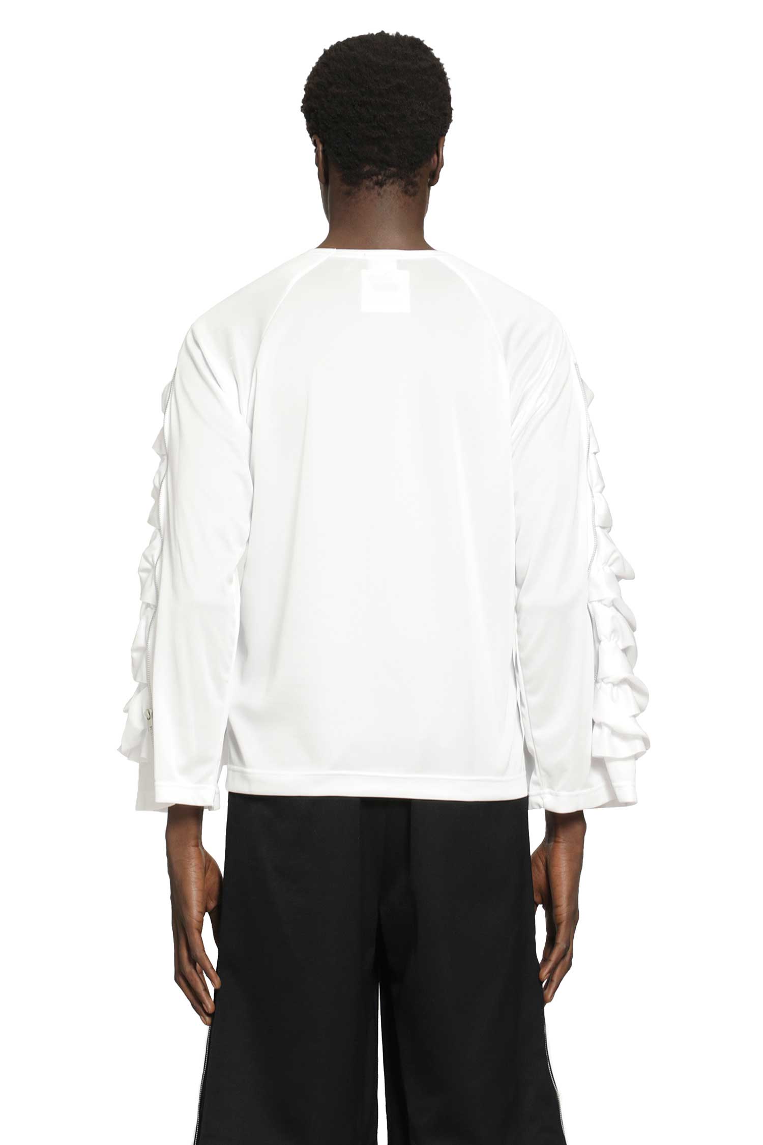Ruffled Long Sleeve T-Shirt Comme des garcons – Гарантія оригінальності – детальний вид