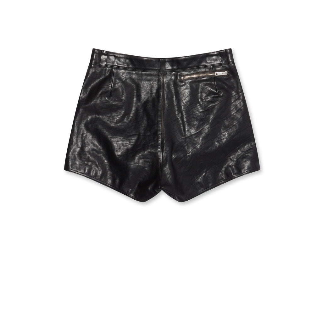Mens Leather Shorts Prada – Гарантія оригінальності – вид ззаду
