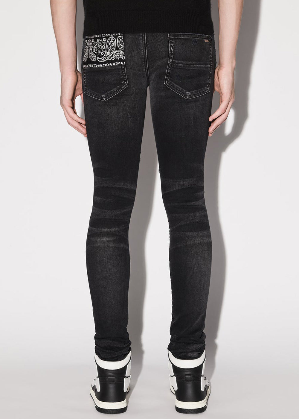 Оригінальна Vintage Bandana Artpatch Jeans Amiri – детальний вид