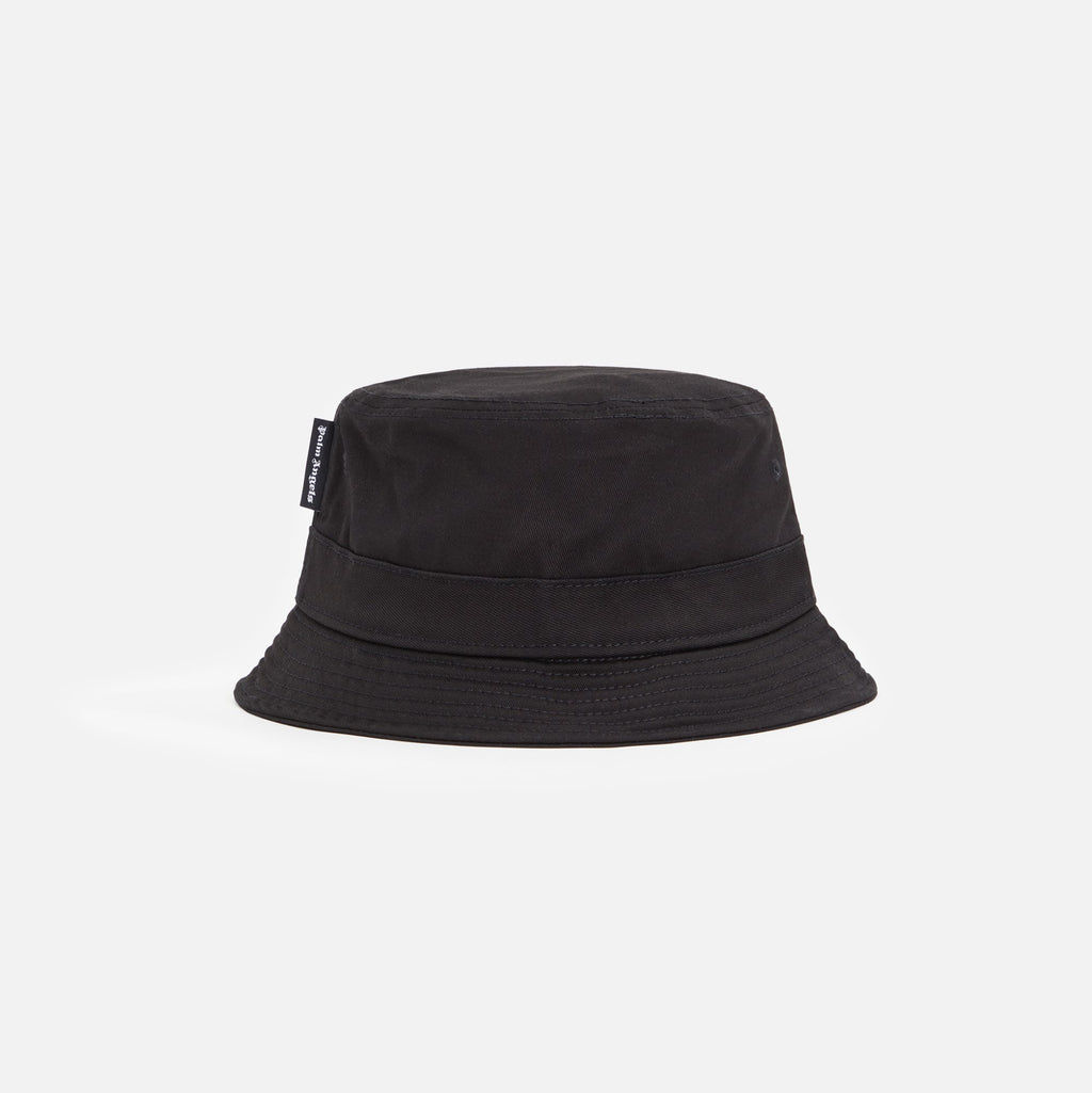 Оригінальна Classic Logo Bucket Hat Black White Palm angels – вид ззаду