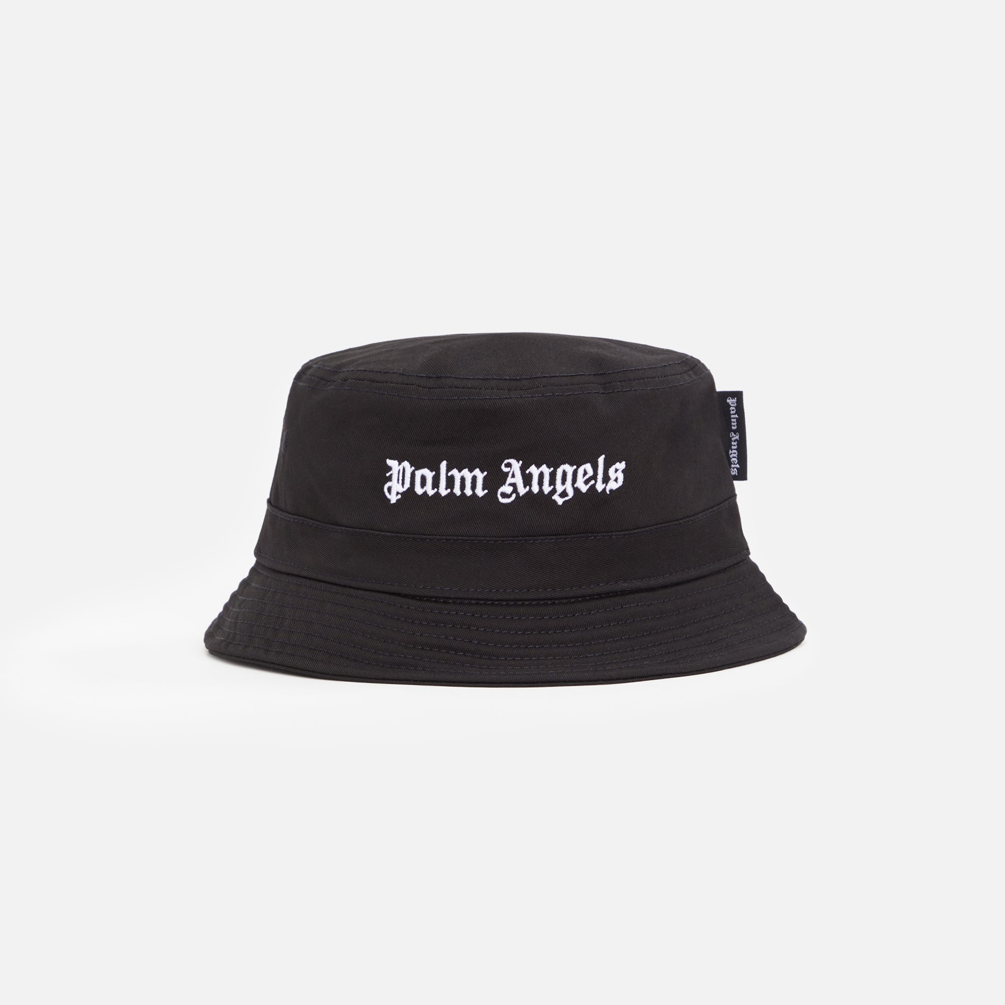 Оригінальна Classic Logo Bucket Hat Black White Palm angels – боковий вид