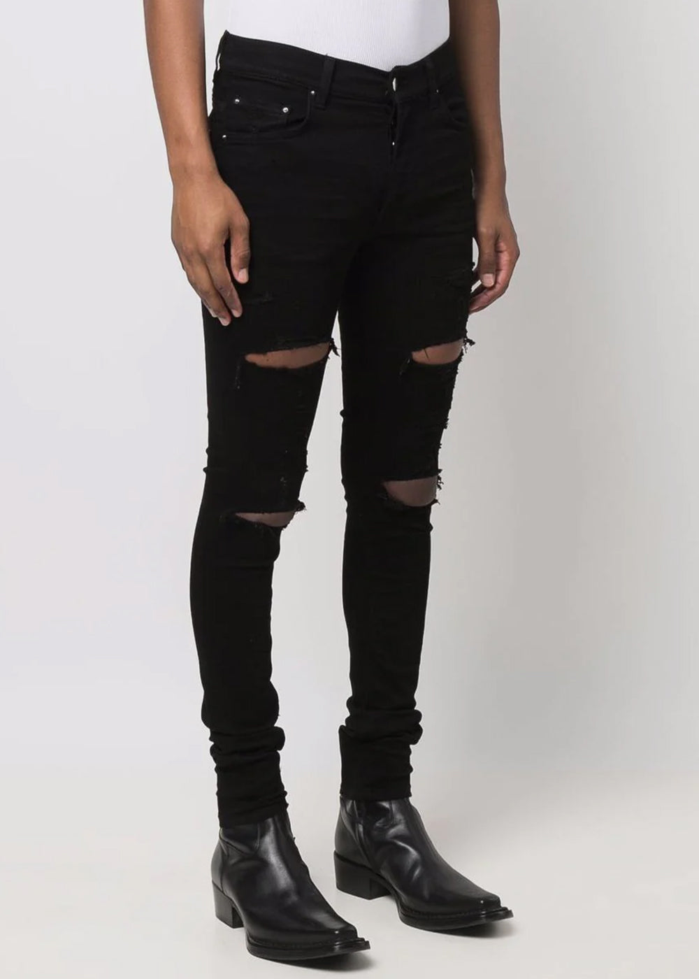 Оригінальна Black Thrasher Plus Jeans Amiri – вид ззаду