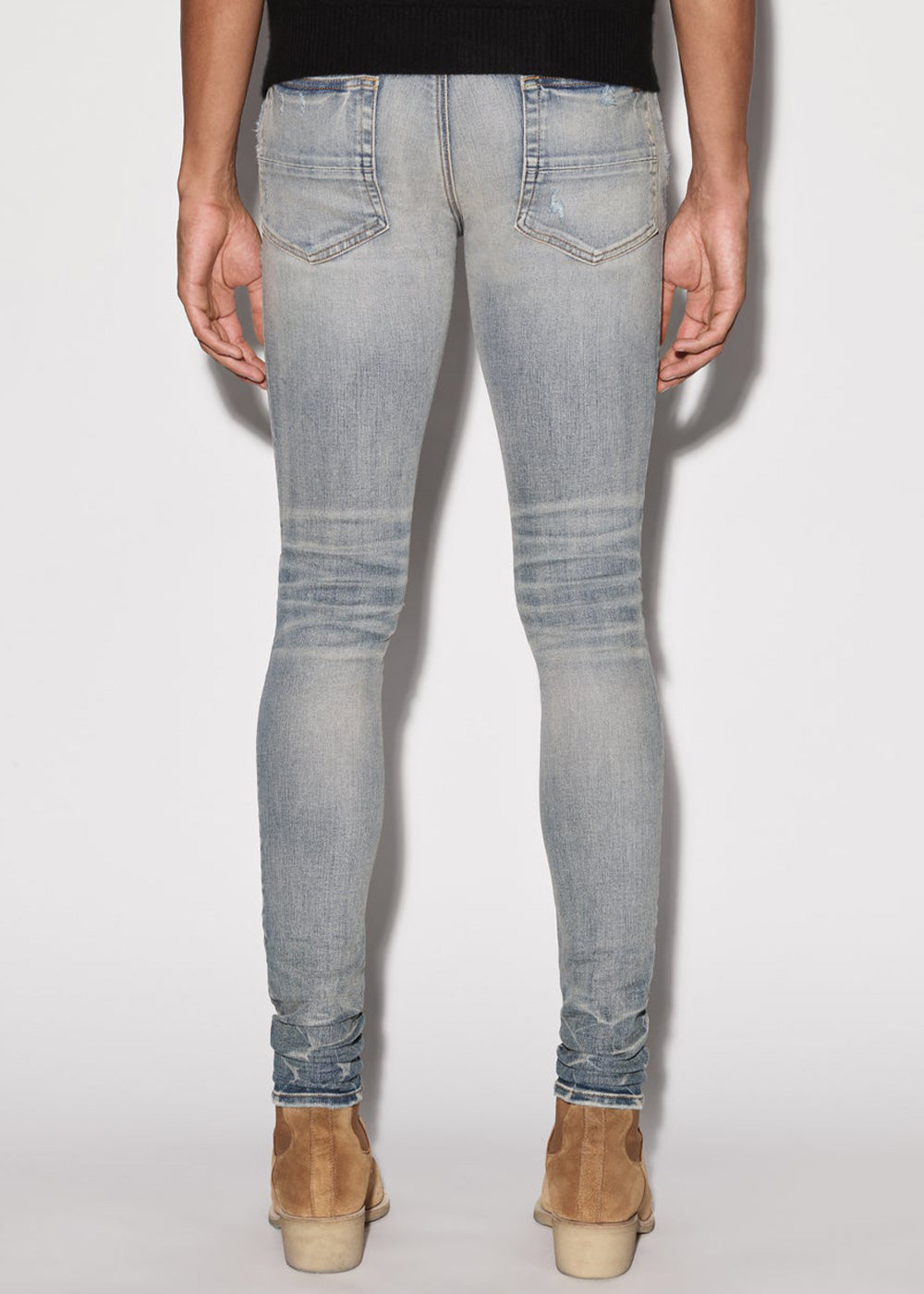 Clay Indigo Mx1 Bandana Jeans Amiri – Гарантія оригінальності – детальний вид