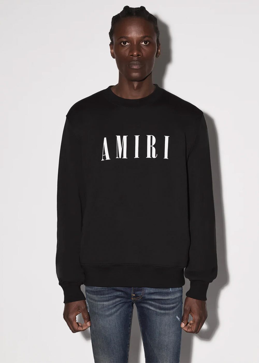 Оригінальна Black Core Logo Print Sweatshirt Amiri – вид ззаду