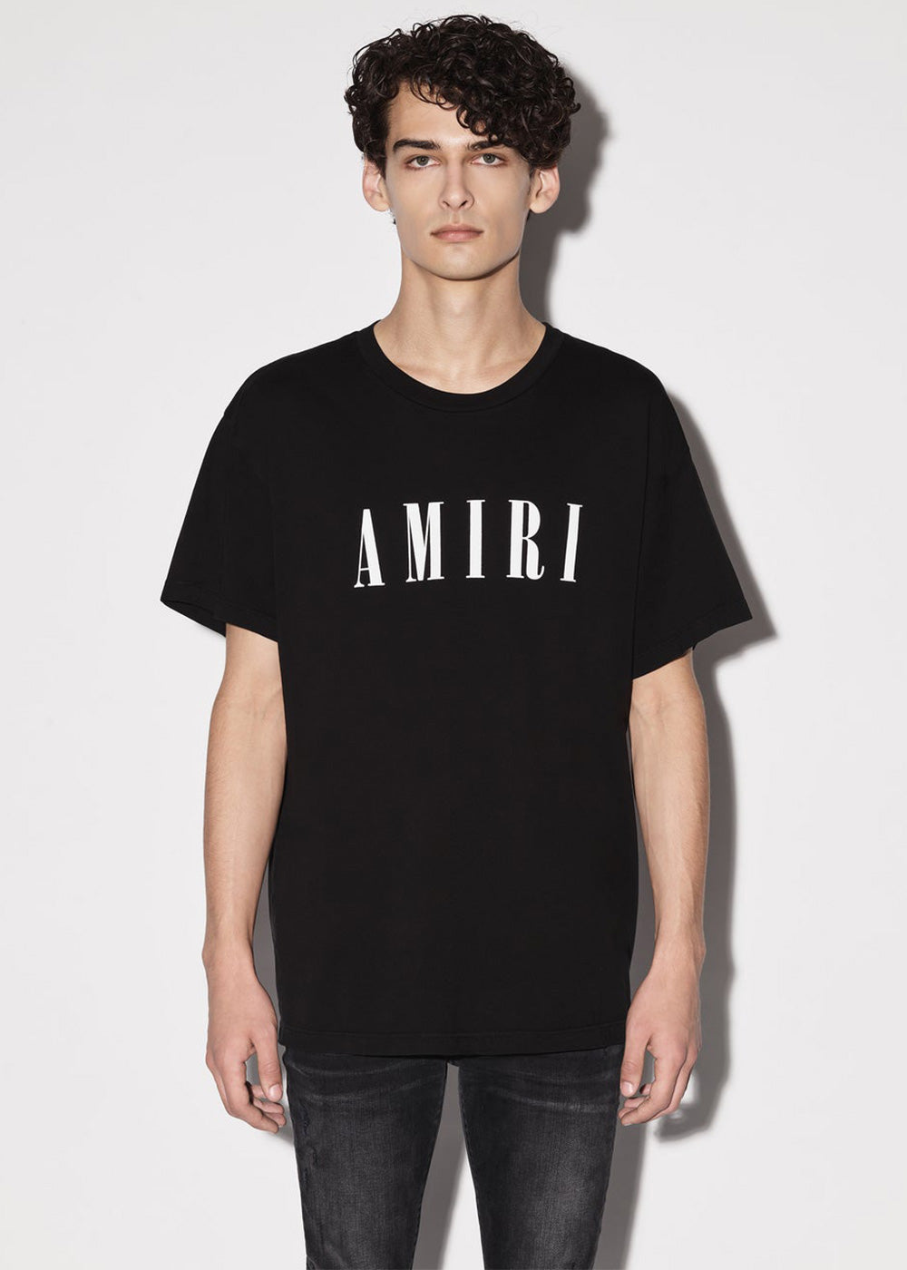 Оригінальна Black Core Logo T-Shirt Amiri – вид ззаду