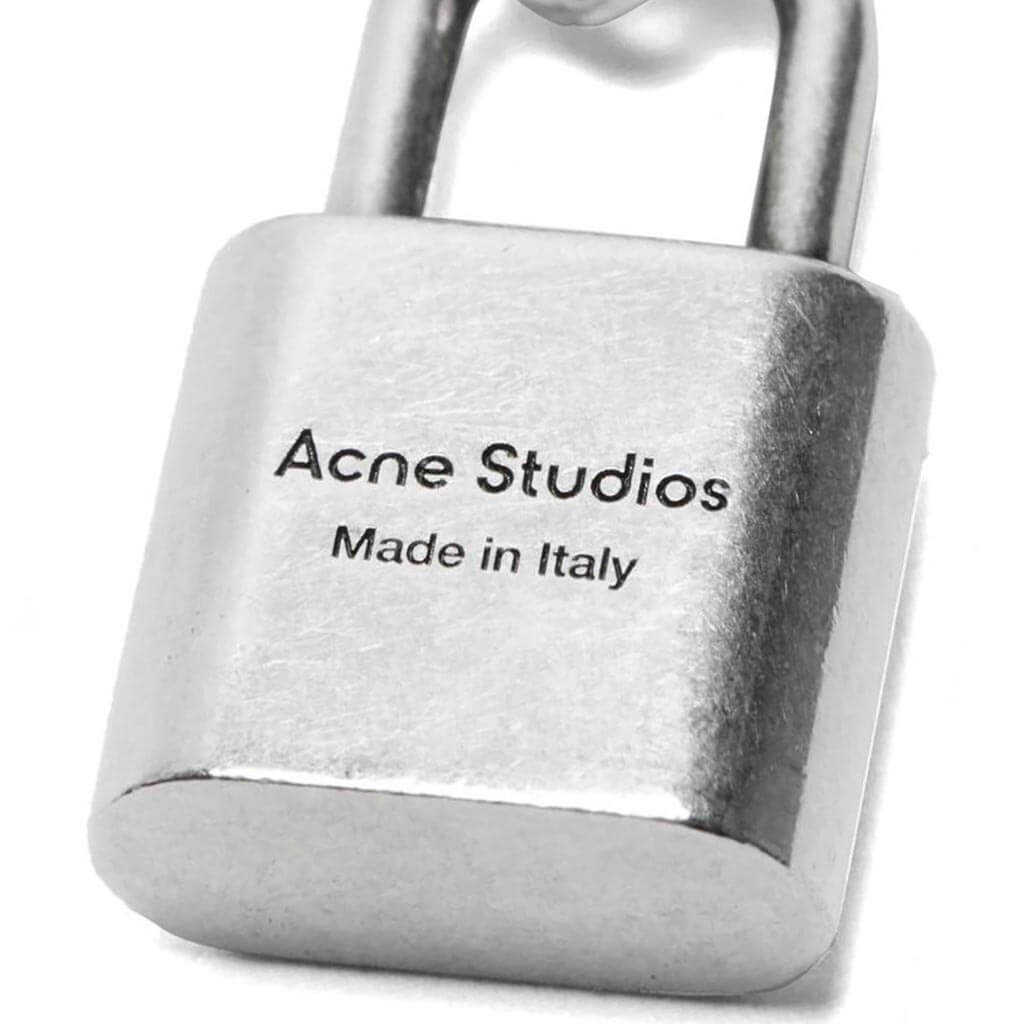 Padlock Chain Necklace Acne studios – Гарантія оригінальності – вид ззаду