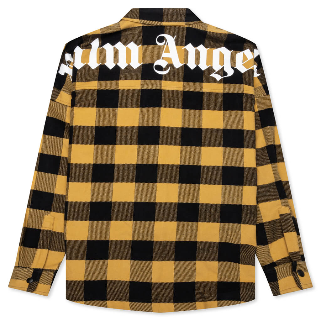 Classic Logo Overshirt Palm angels оригінал – Купити в Україні – вид ззаду
