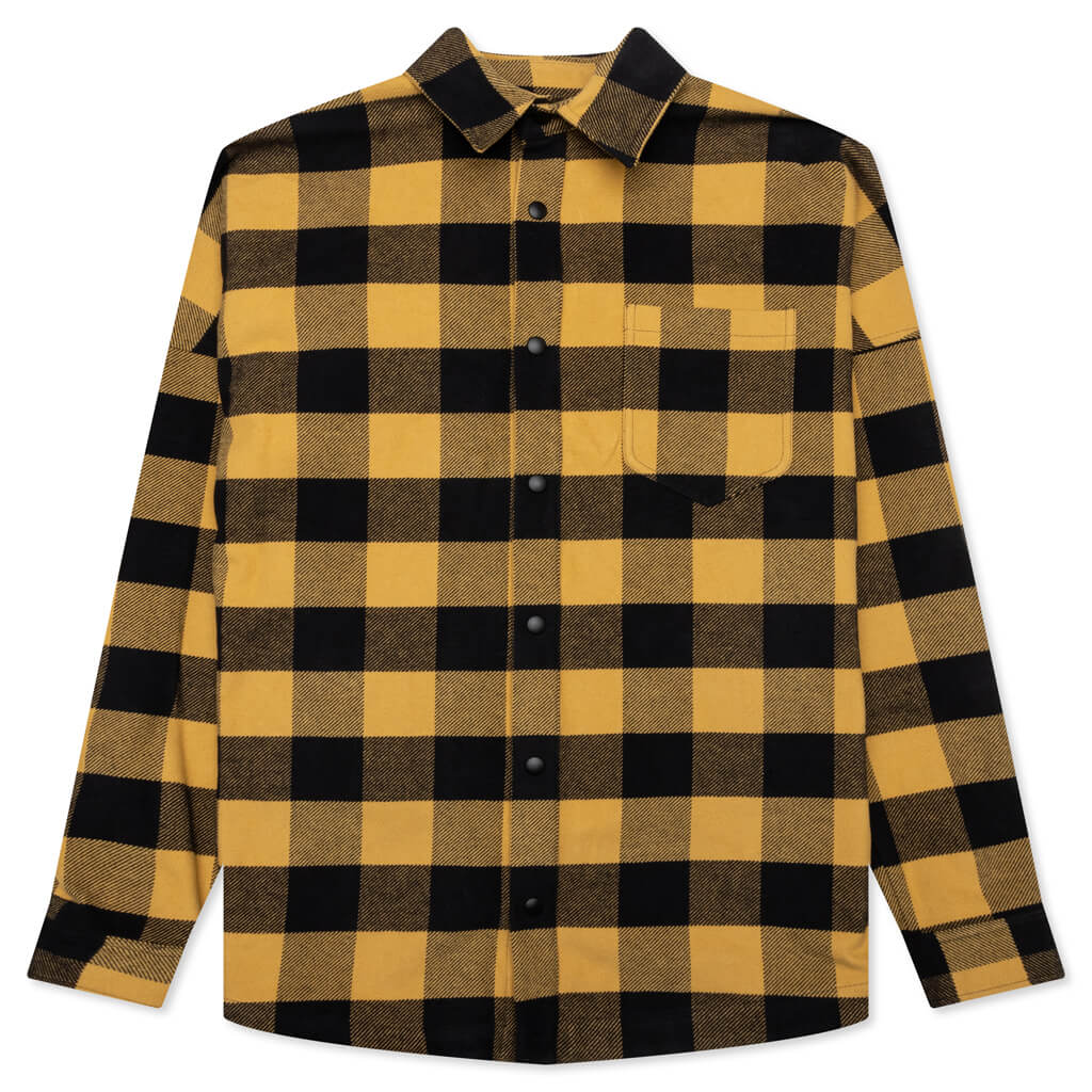 Classic Logo Overshirt Palm angels оригінал – Купити в Україні – боковий вид
