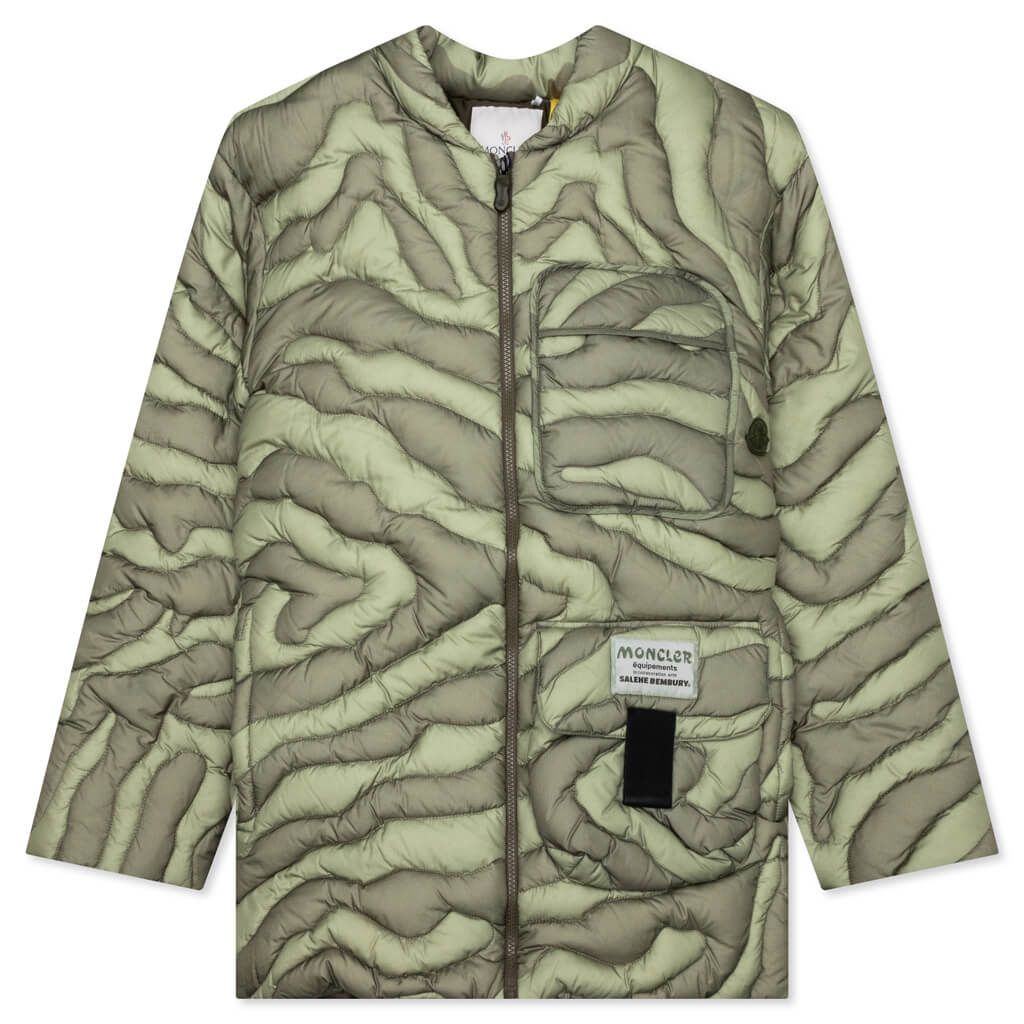 Moncler Genius x Salehe Bembury Peano Short Down Jacket - Dark Green - MONCLER