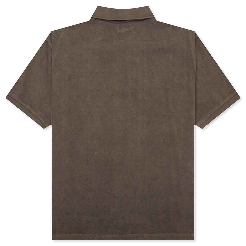 Pigment Dyed Pique Polo Stussy – Гарантія оригінальності – вид ззаду