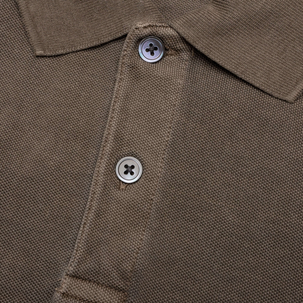 Pigment Dyed Pique Polo Stussy – Гарантія оригінальності – детальний вид
