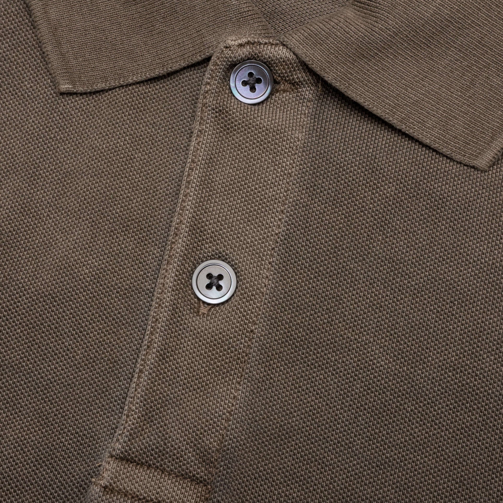 Pigment Dyed Pique Polo Stussy – Гарантія оригінальності – детальний вид