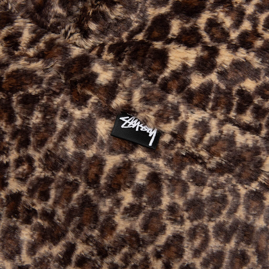 Pile Leopard Short Stussy – Гарантія оригінальності – детальний вид