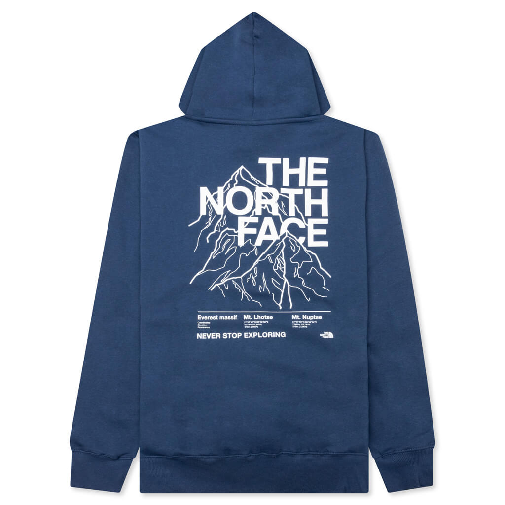 Оригінальна Places We Love Hoodie The north face – вид ззаду