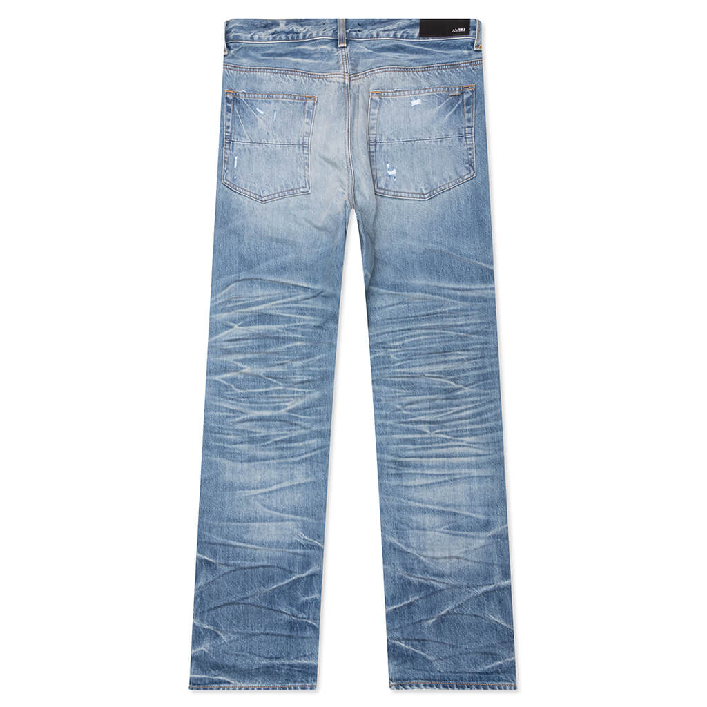 Оригінальна Pleated Denim Straight Mx1 Jean Amiri – вид ззаду