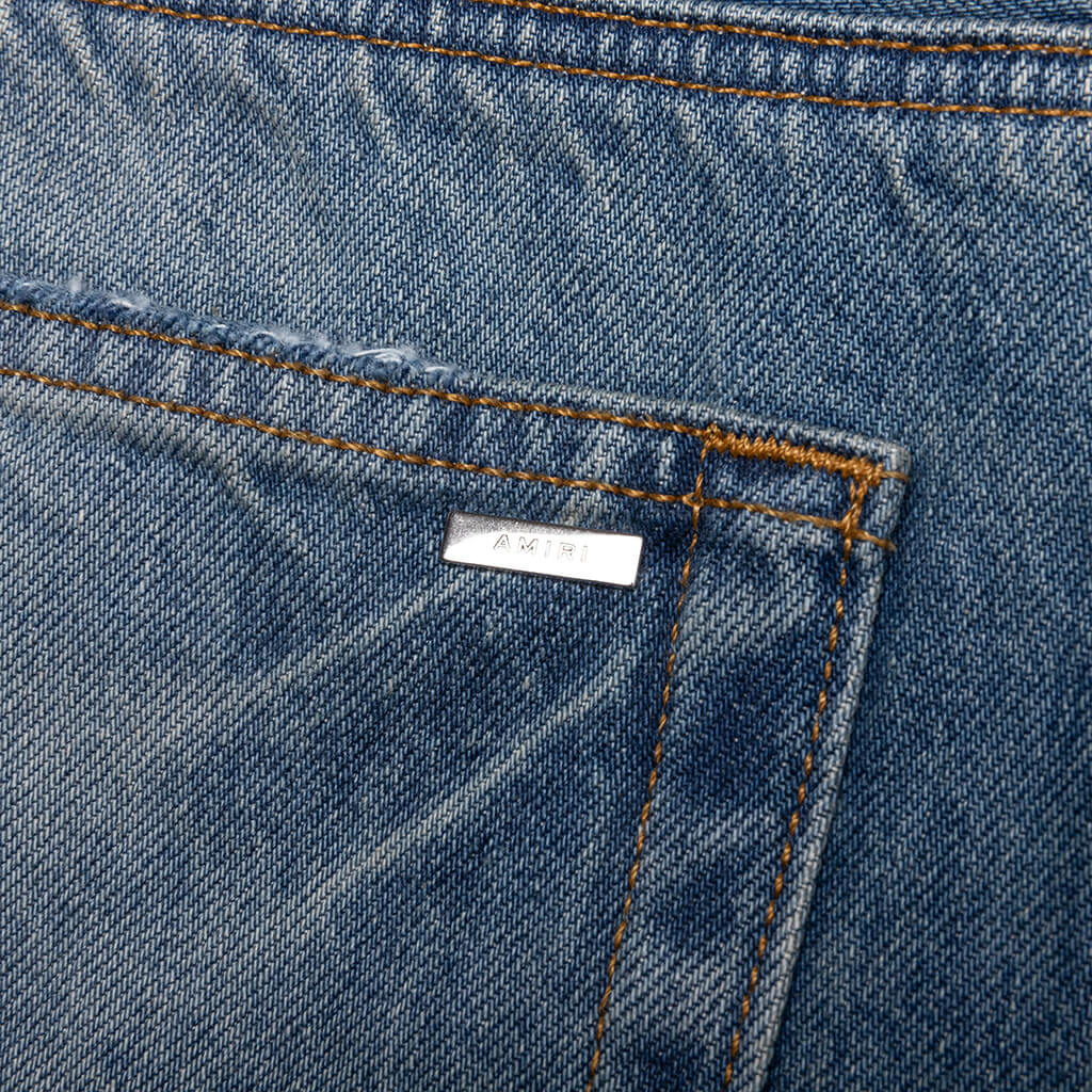 Оригінальна Pleated Denim Straight Mx1 Jean Amiri – детальний вид
