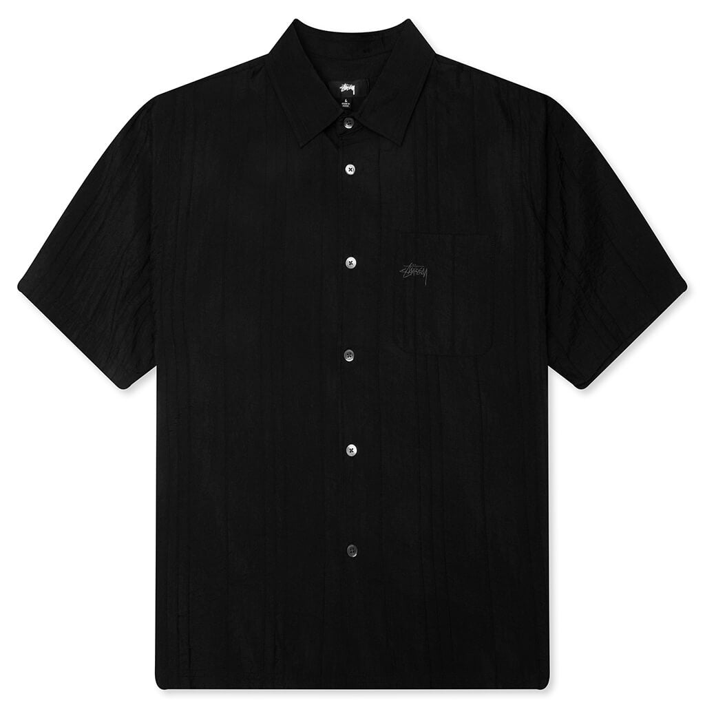 Pleated Textured Shirt Stussy – Гарантія оригінальності – боковий вид