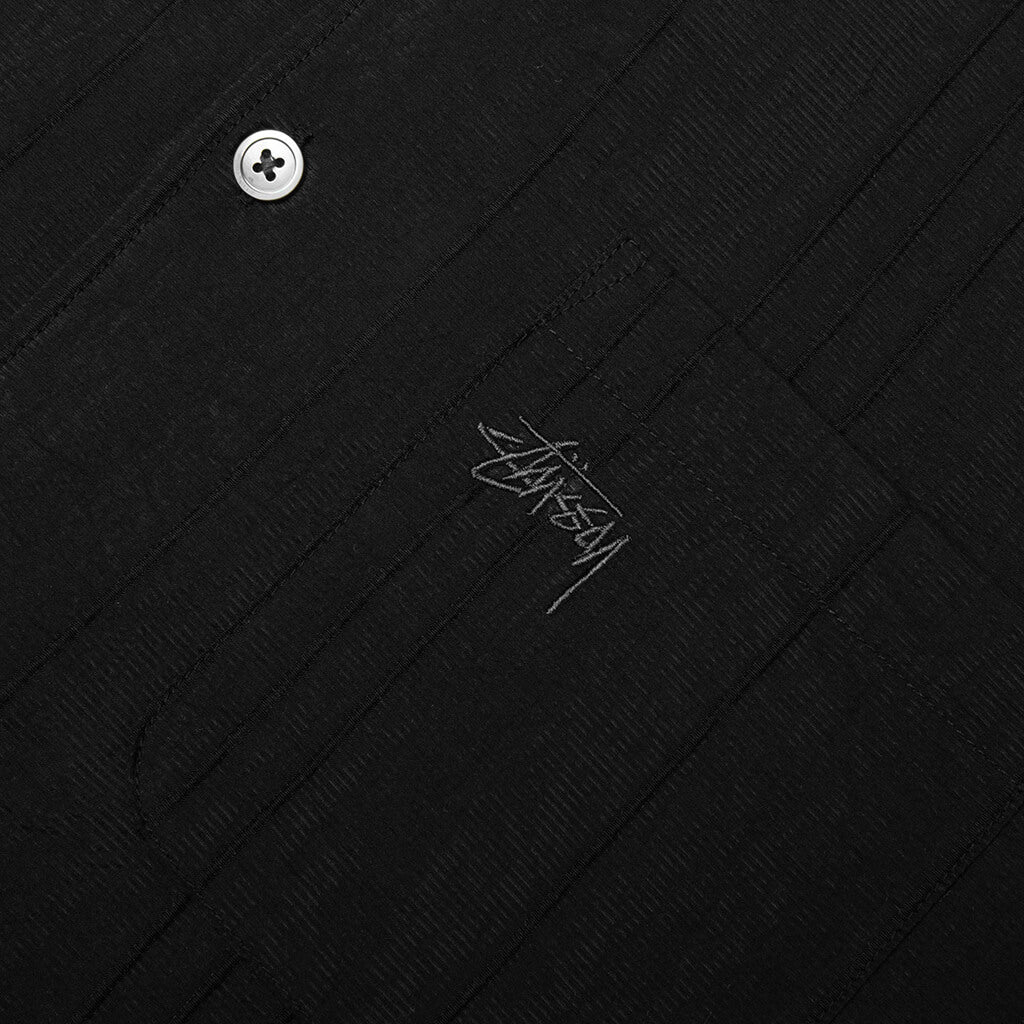 Pleated Textured Shirt Stussy – Гарантія оригінальності – детальний вид