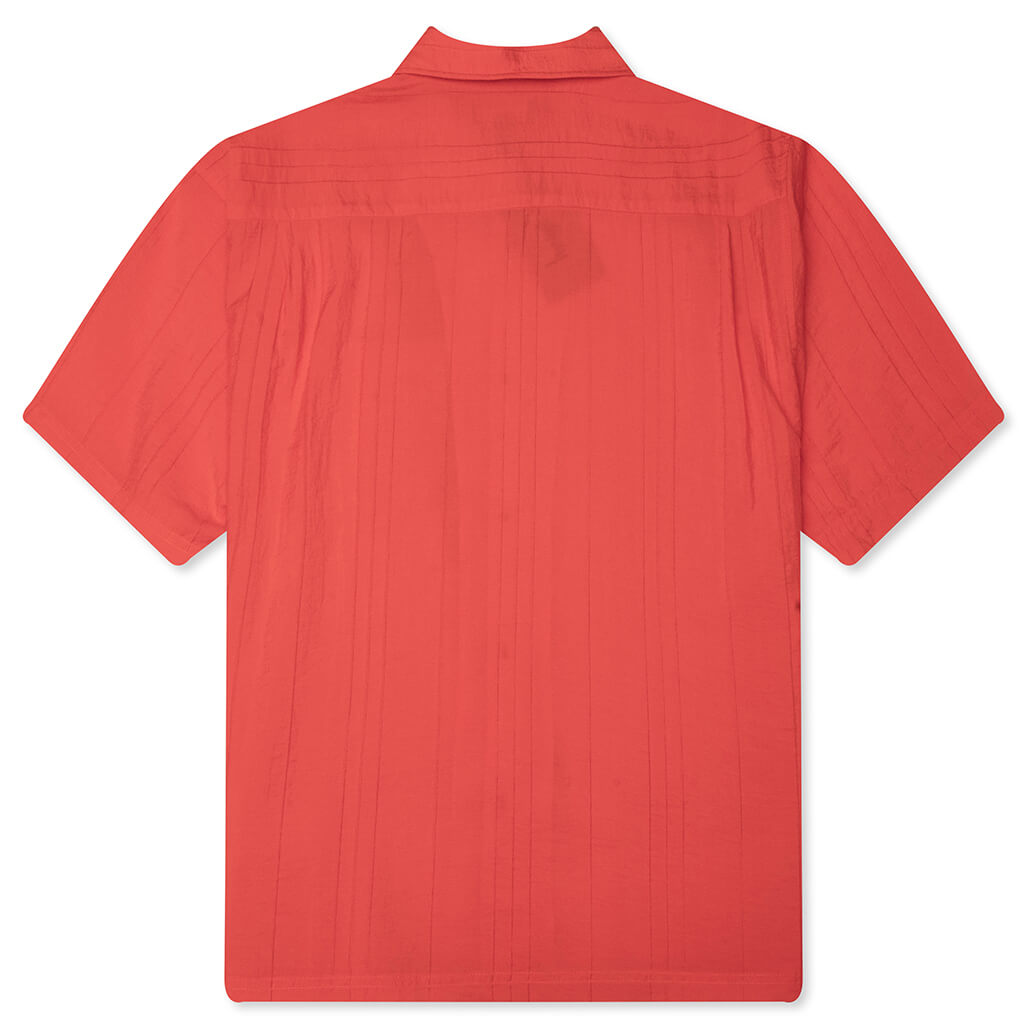 Pleated Textured Shirt Stussy – Гарантія оригінальності – вид ззаду