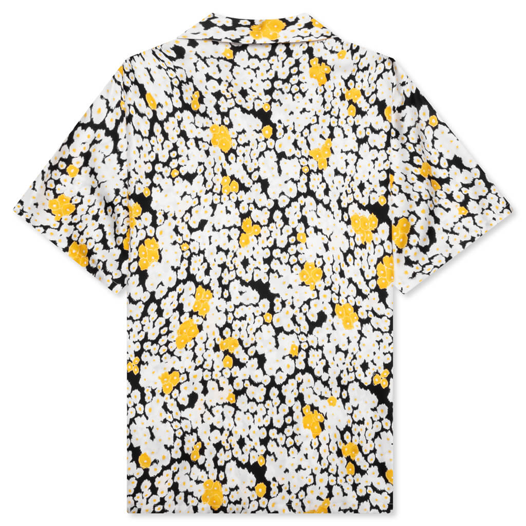 Printed Bowling Shirt - Black - LANVIN