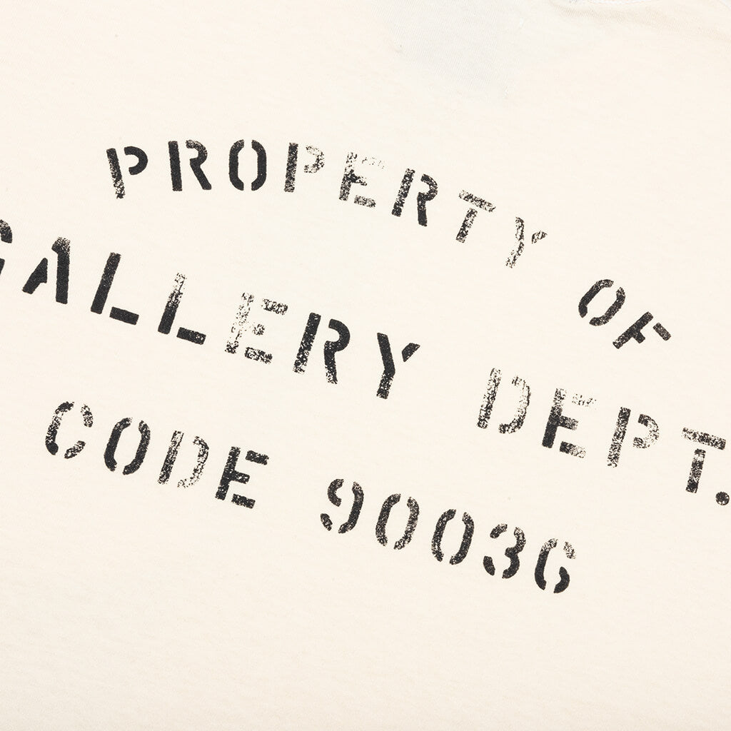 Property Of Stencil Tee Gallery department – Гарантія оригінальності – збільшений вид