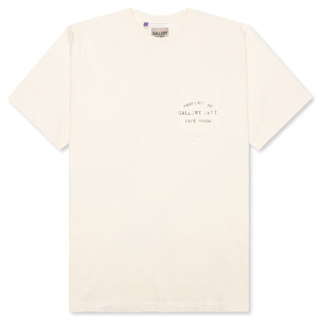 Property Of Stencil Tee Gallery department – Гарантія оригінальності – боковий вид
