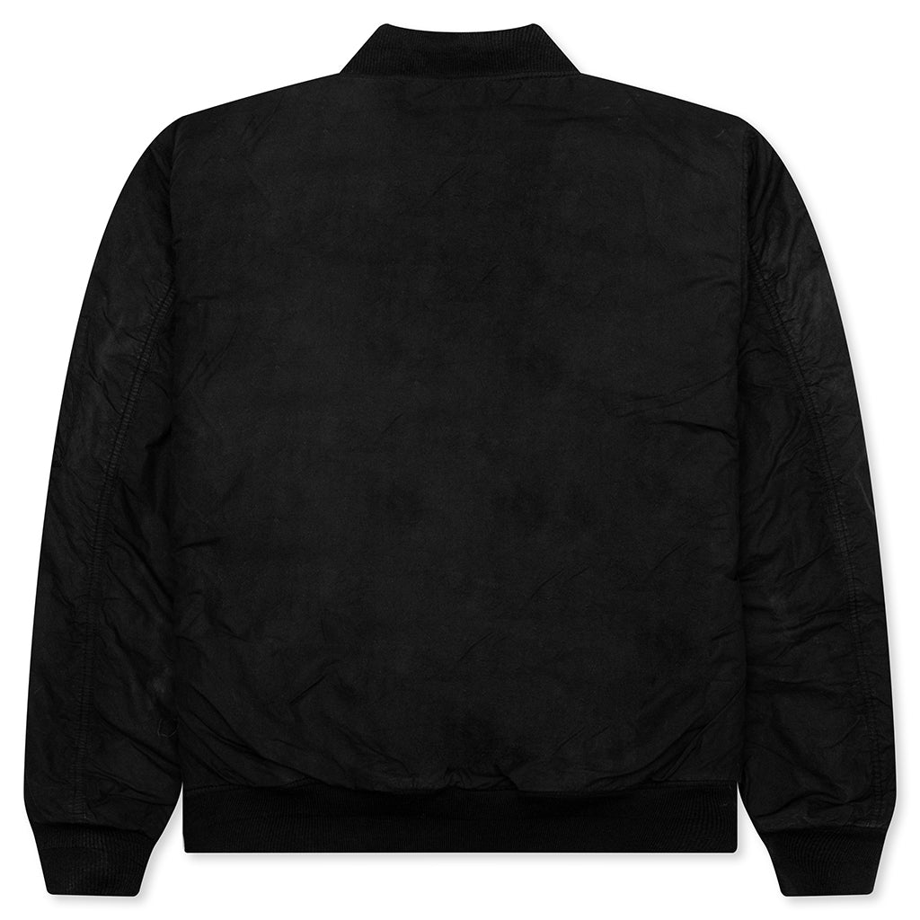 Оригінальна Quilted Bomber Waxed Stussy – вид ззаду