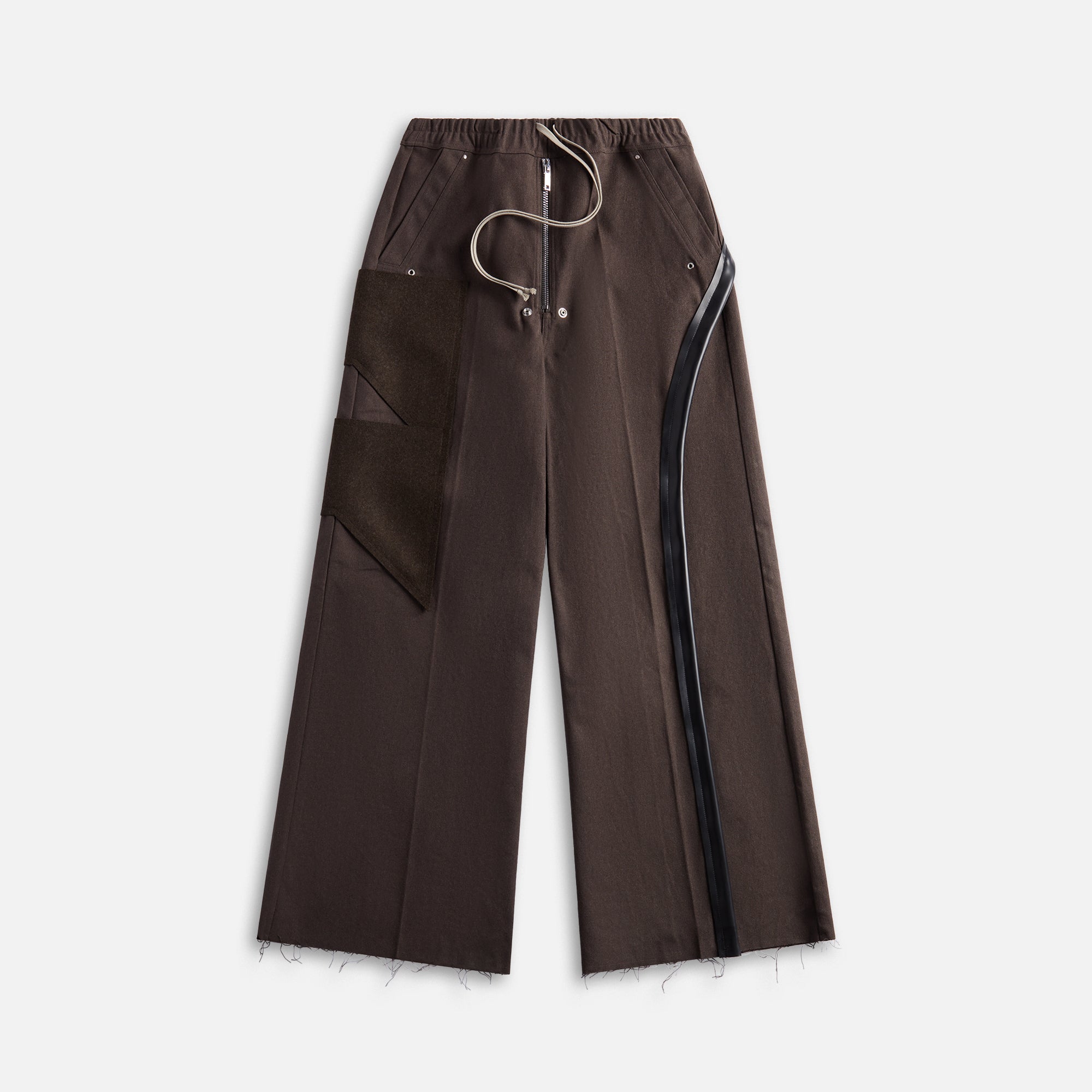 Pantaloni Wide Bela Pant Ash Rick owens – Гарантія оригінальності – боковий вид