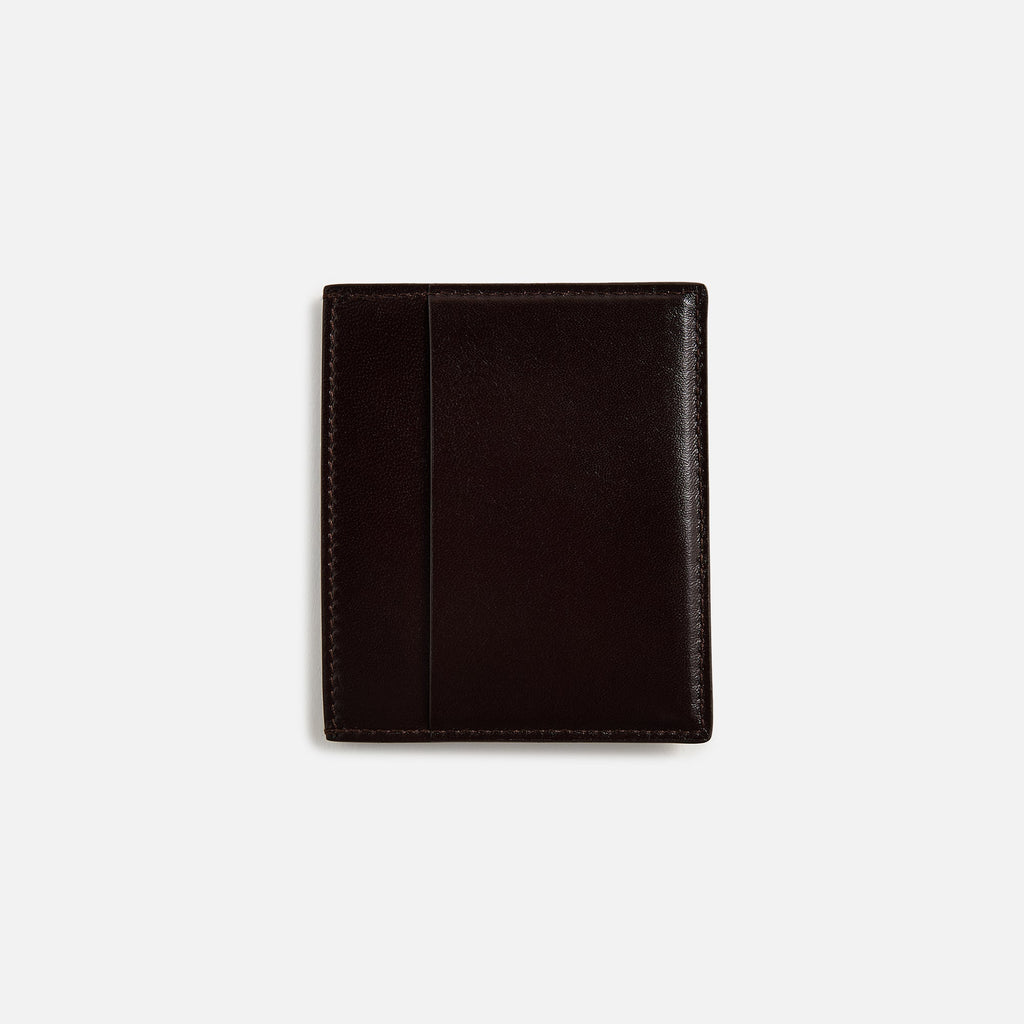 Square CC Holder Mahogany Rick owens – Гарантія оригінальності – вид ззаду