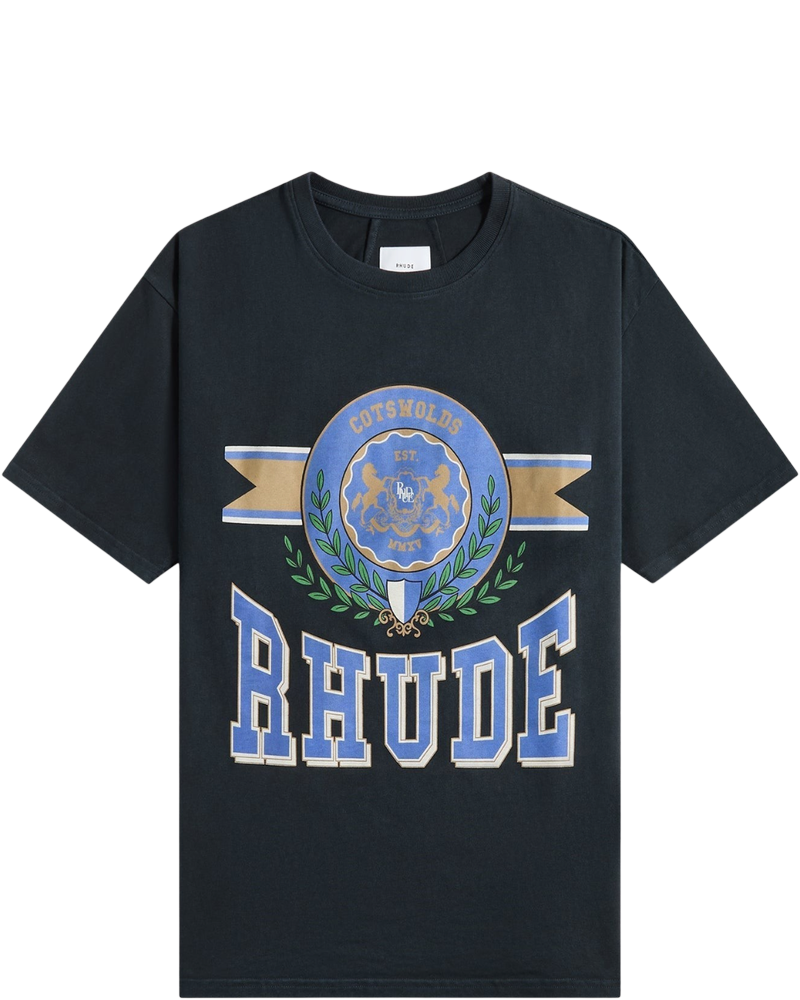 Black 'Cotswold' Crest T-shirt Rhude оригінал – Купити в Україні