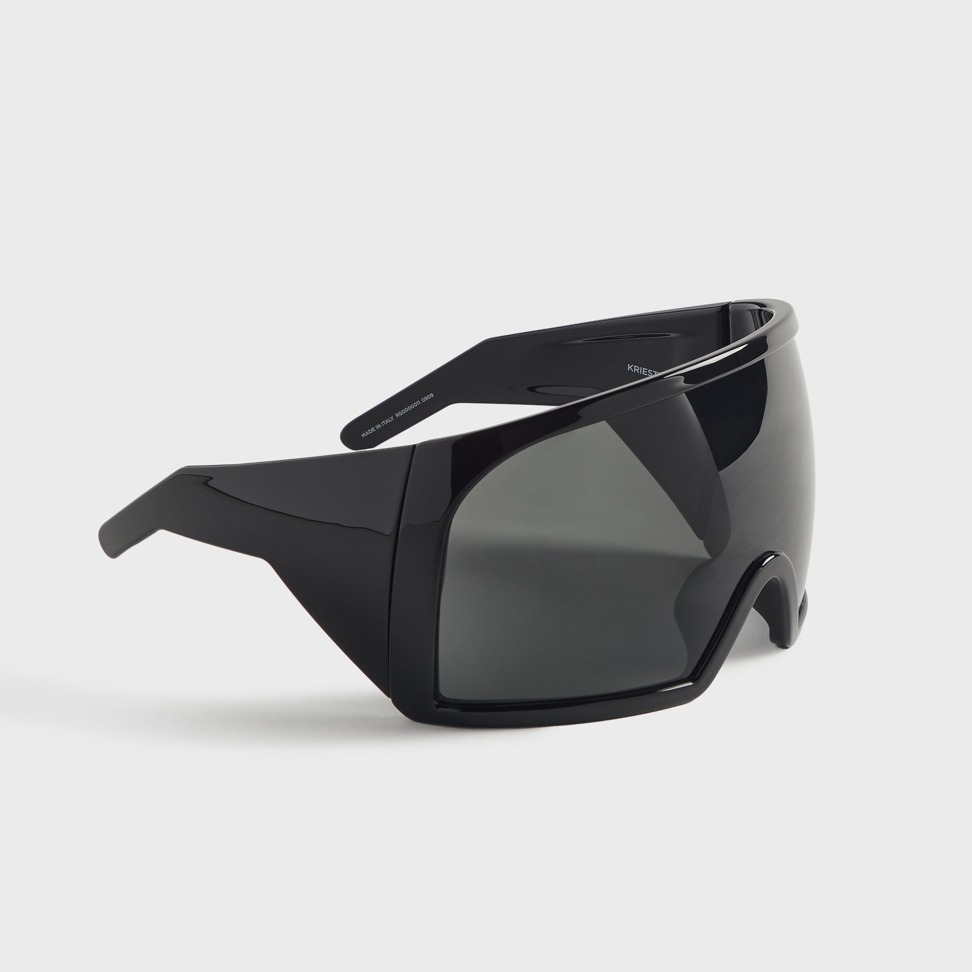 Kriester Shiny Sunglasses Black Rick owens – Гарантія оригінальності – вид ззаду