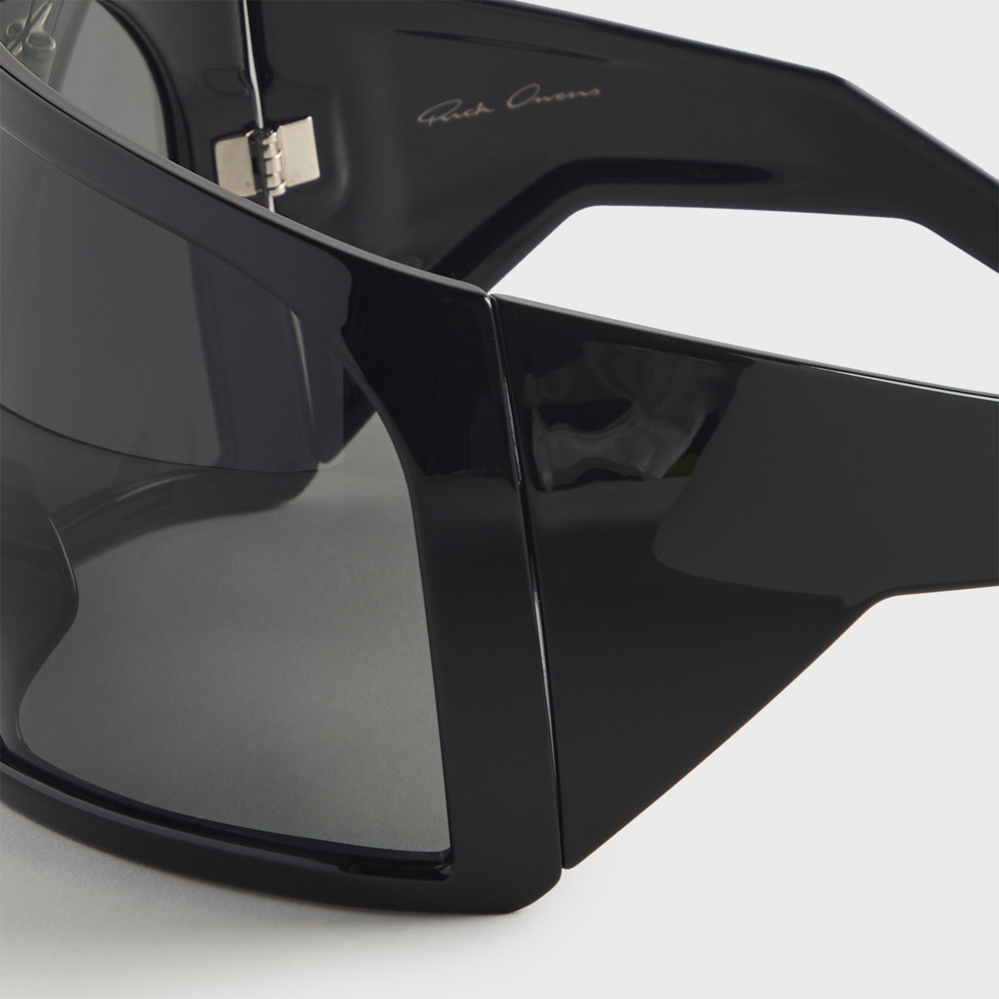 Kriester Shiny Sunglasses Black Rick owens – Гарантія оригінальності – детальний вид