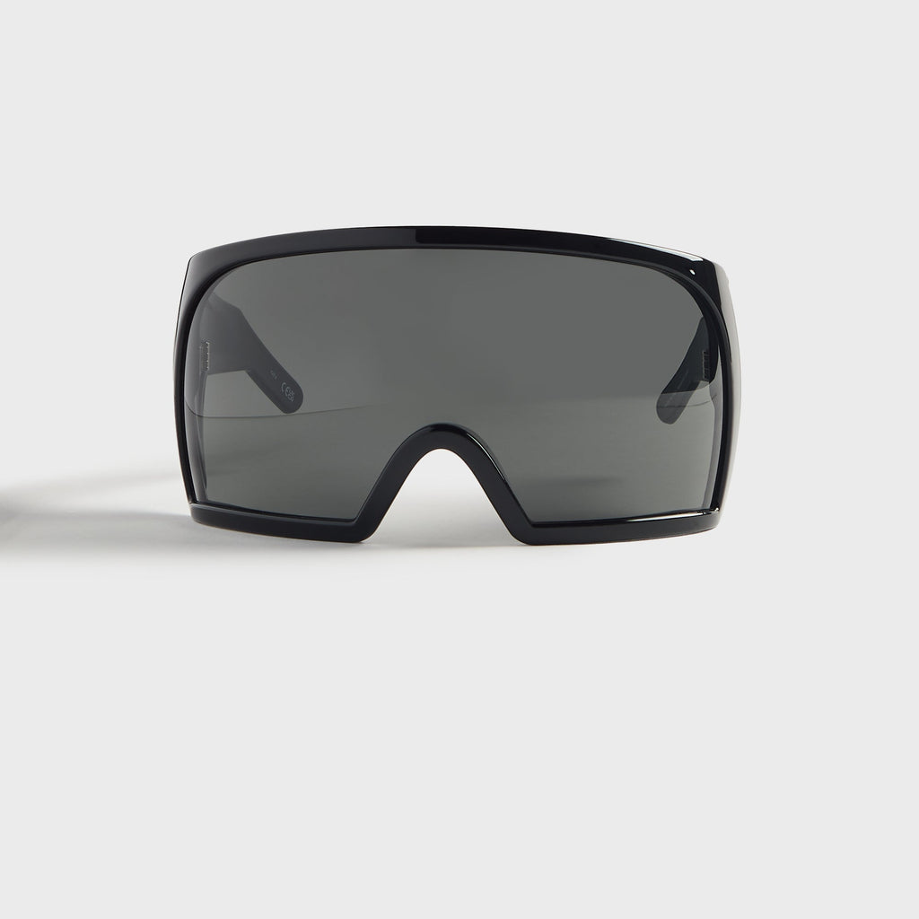 Kriester Shiny Sunglasses Black Rick owens – Гарантія оригінальності – боковий вид