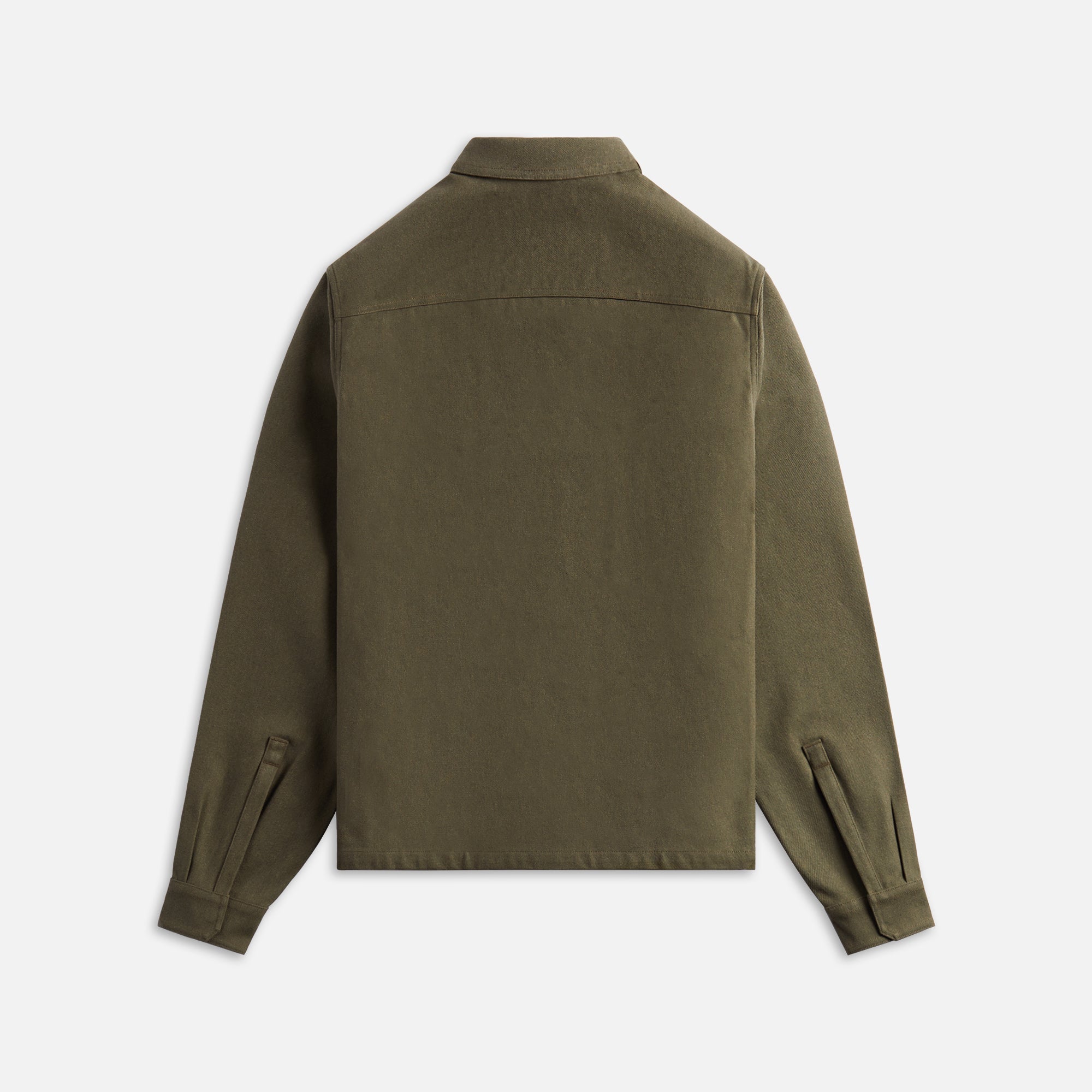 Camicia Cropped Outershirt Olive Drab Rick owens оригінал – Купити в Україні – вид ззаду