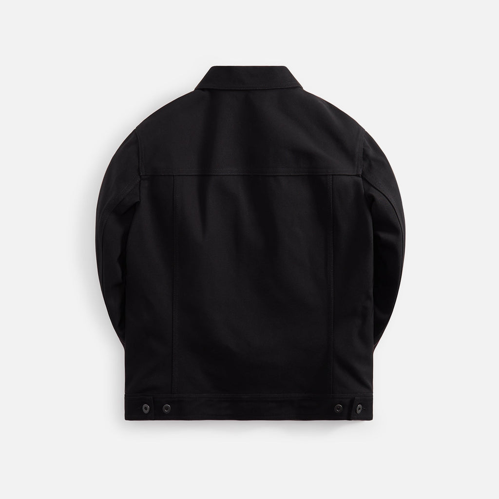 Оригінальна Trucker Jacket Black Rick owens – вид ззаду