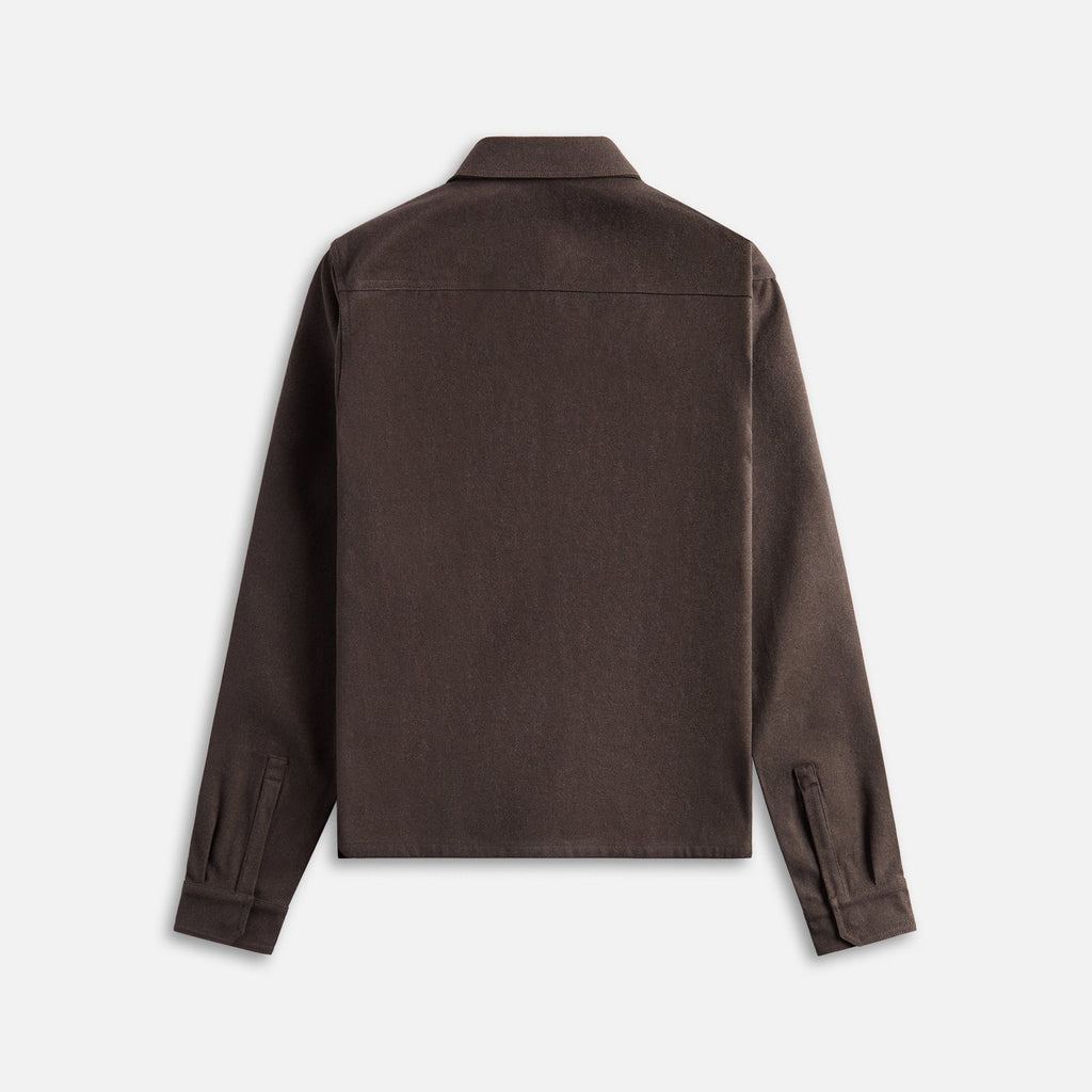 Camicia Cropped Work Shirt Ash Rick owens – Гарантія оригінальності – вид ззаду