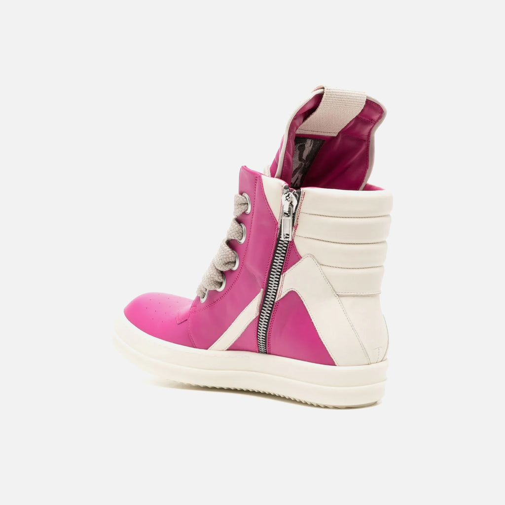 Оригінальна Wmns Scarpe Pelle Geobasket Hot Pink Rick owens – детальний вид