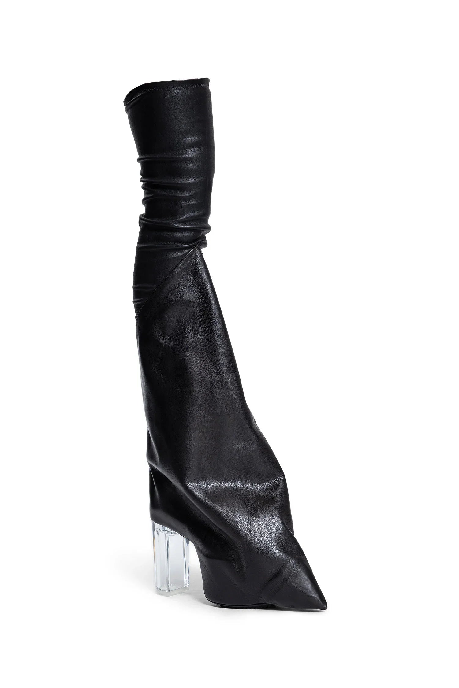 Hollywood Taco In Stretch Lamb Leather Rick owens – Гарантія оригінальності – боковий вид
