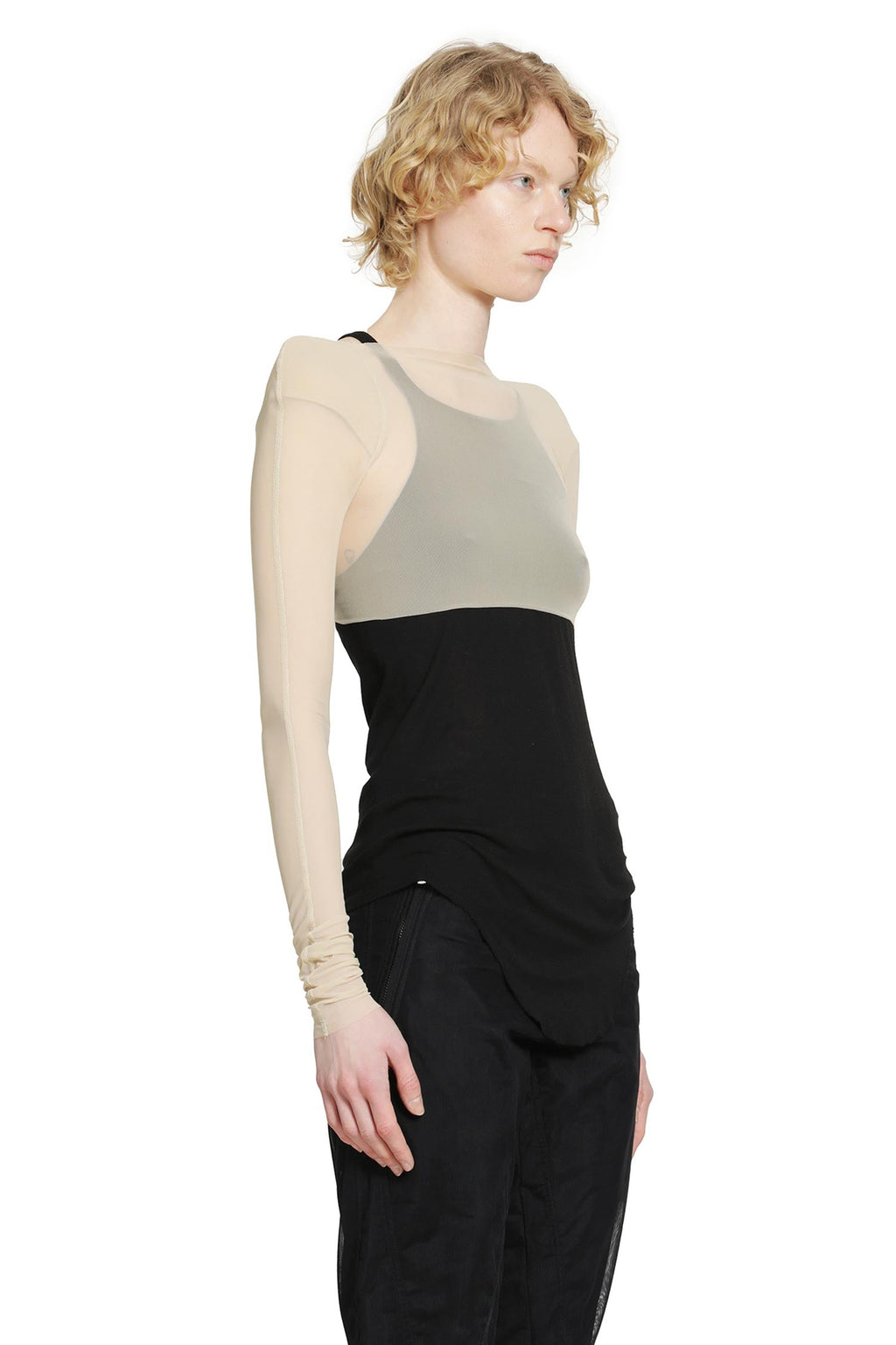 Оригінальна Temple Helm Top Rick owens – вид ззаду