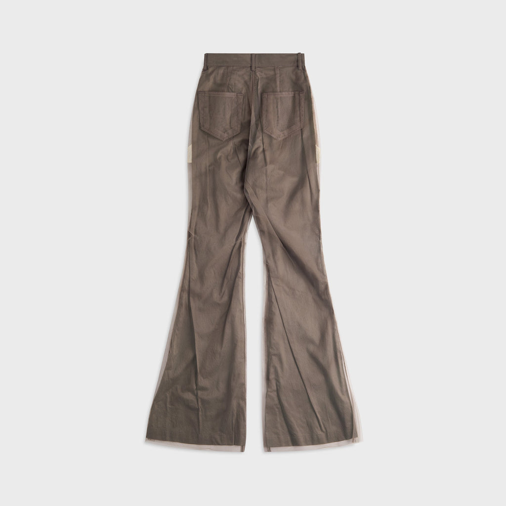 Bolan Mesh Bootcut Trousers Dust Rick owens оригінал – Купити в Україні – вид ззаду