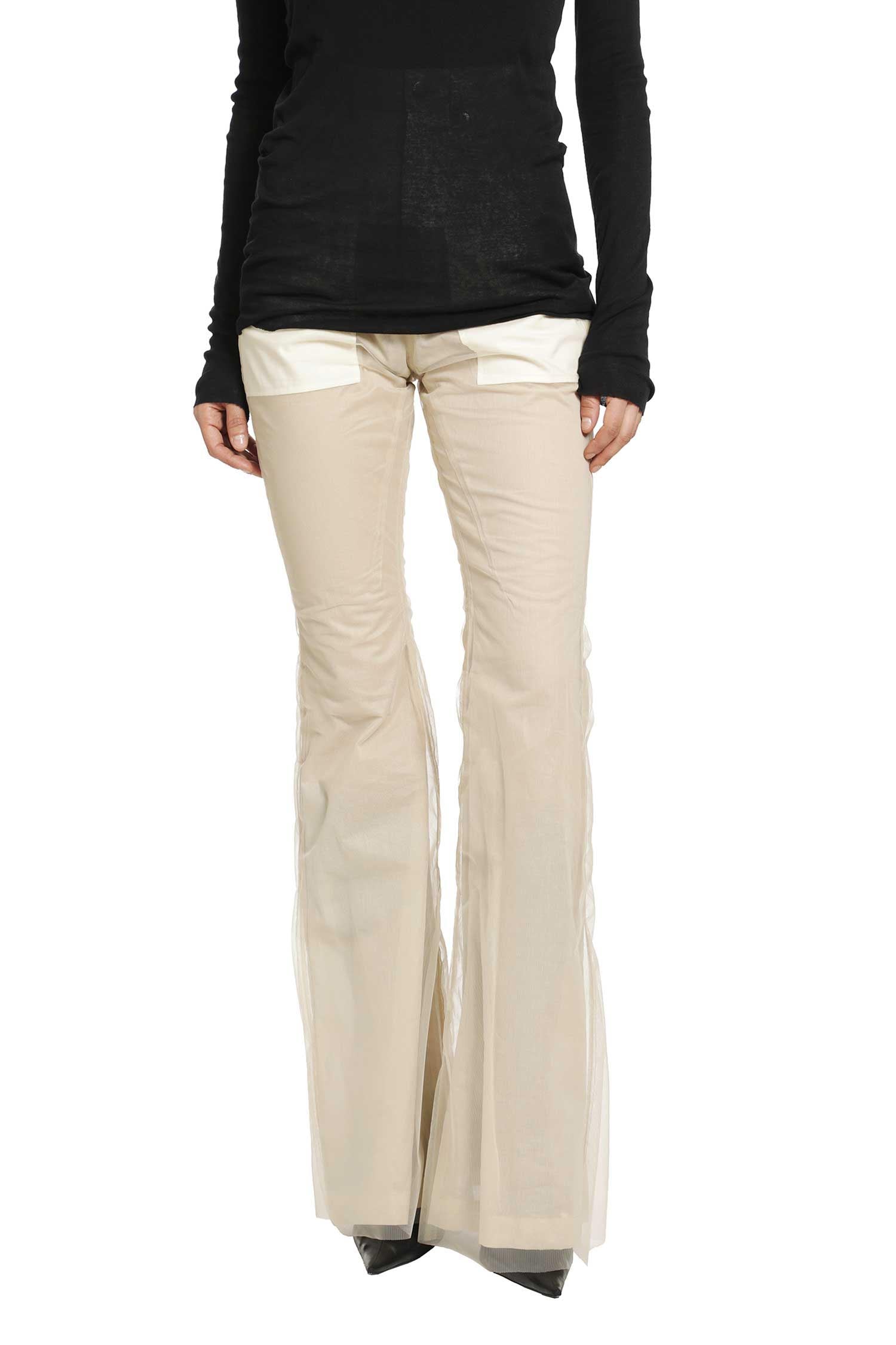 Temple Bolan Flared Trousers Rick owens – Гарантія оригінальності – боковий вид