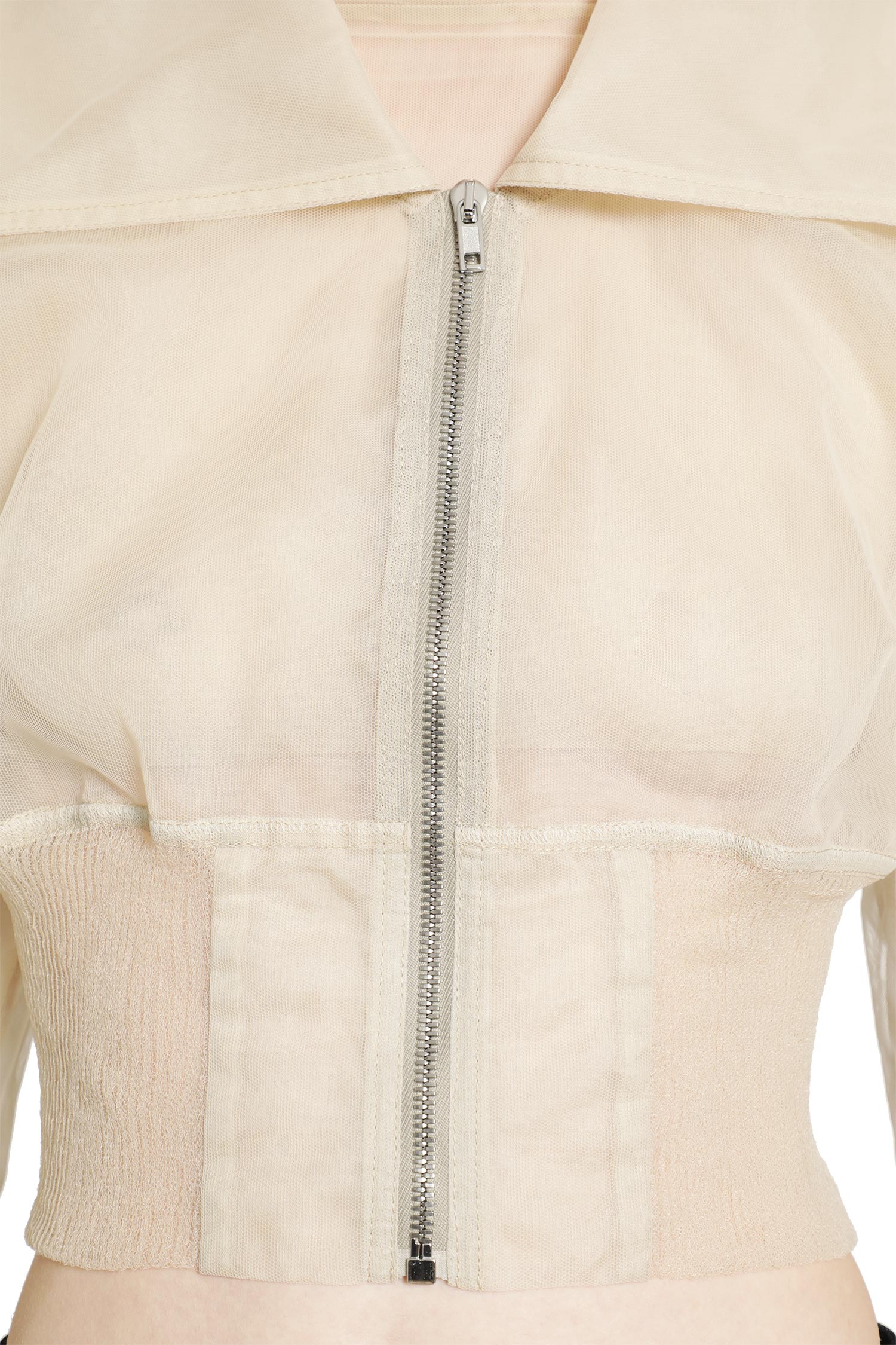Dracucollar Cropped Bomber Jacket Rick owens оригінал – Купити в Україні – збільшений вид