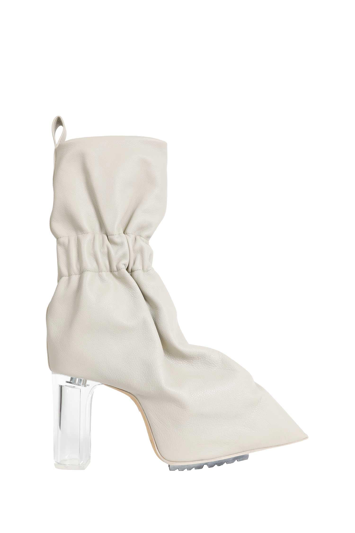 Оригінальна Cuffed Taquito Ankle Boots Rick owens – боковий вид