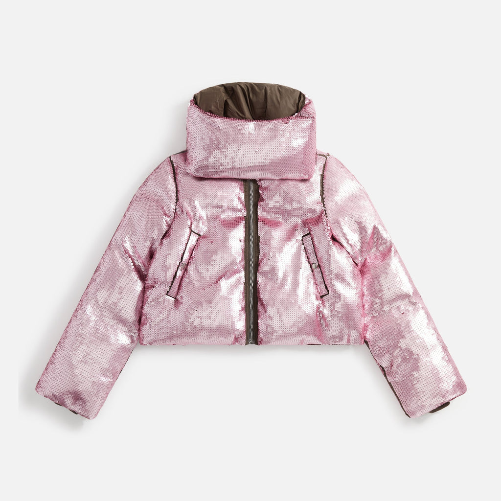 Оригінальна Funnel Neck Jacket Dust Rick owens – боковий вид
